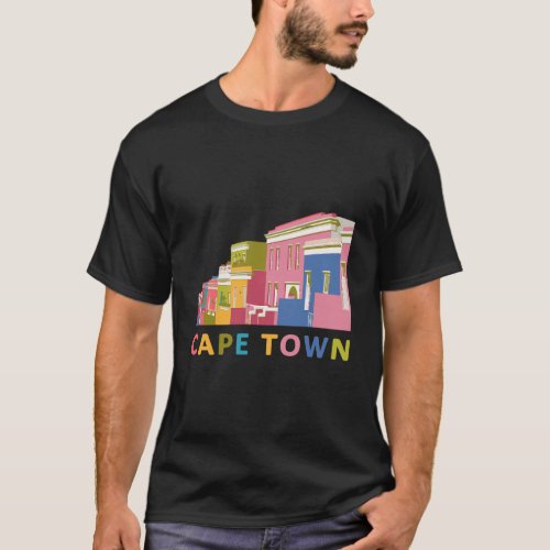 Cape Town Hoodie Bo_Kaap Street Scene T_Shirt
