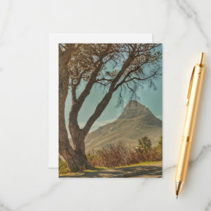 Cape Town Lion's Head Landscape South Africa Enclosure Card