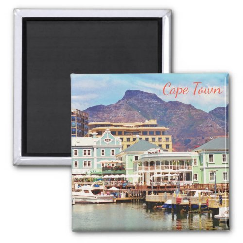 Cape Town Marina Harbor View Magnet