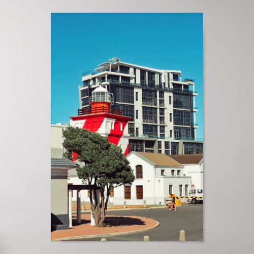 Cape Town Mouille Point Lighthouse South Africa Poster