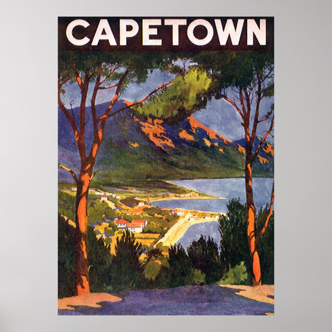 Cape Town Poster Zazzle