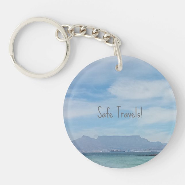 Cape Town Safe Travels  Keychain (Front)
