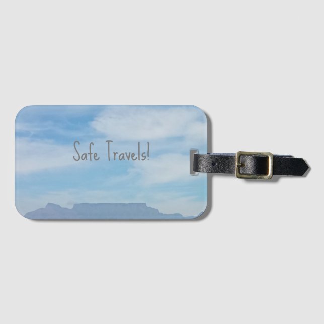 Cape Town Safe Travels  Luggage Tag (Front Horizontal)