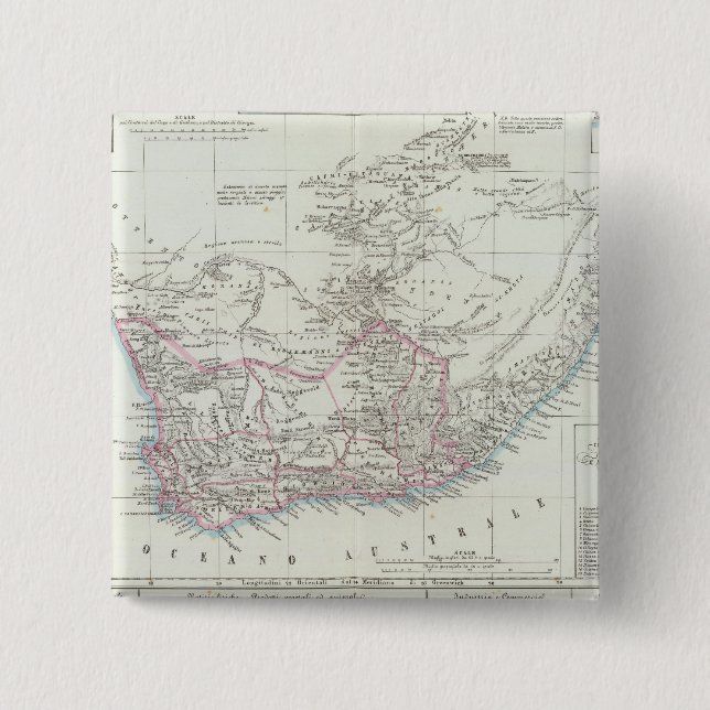 Cape Town, South Africa 2 Button (Front)