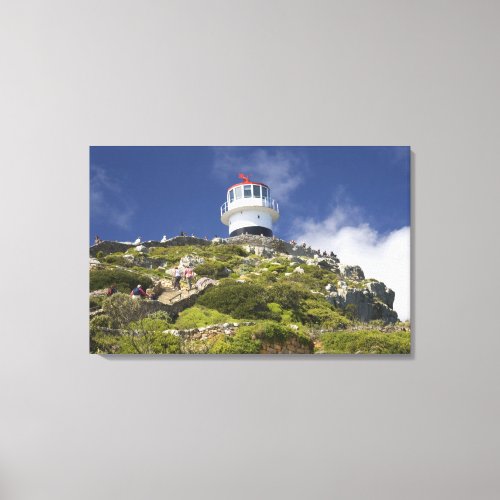Cape Town South Africa A lighthouse on the Canvas Print