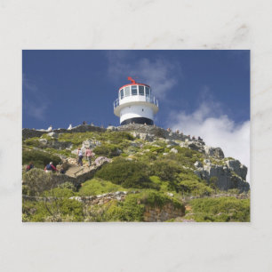 Cape Town, South Africa. A lighthouse on the Postcard