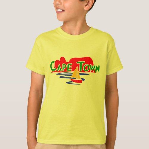 Cape Town South Africa Boys or Kids T_Shirts