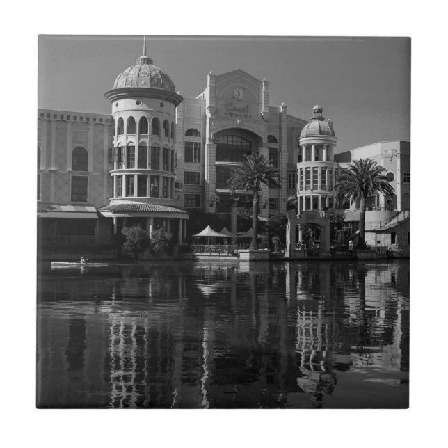 Cape Town South Africa Canal Walk Area Ceramic Tile (Front)