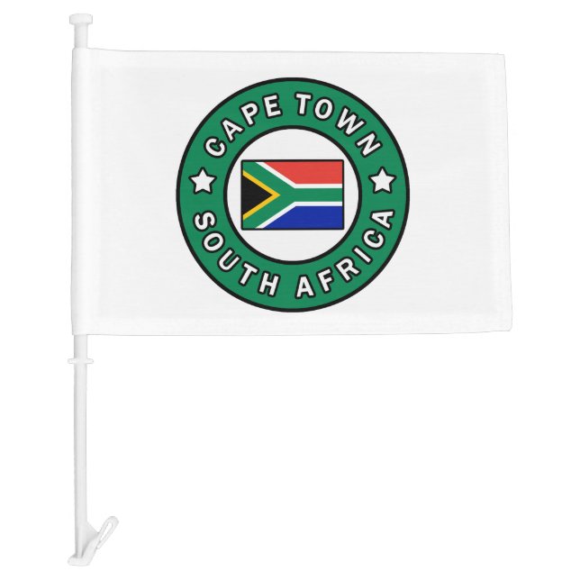 Cape Town South Africa Car Flag (Front)