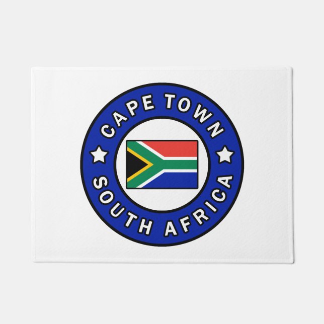 Cape Town South Africa Doormat (Front)