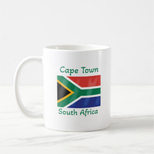 Cape Town South Africa Flag Coffee Mug