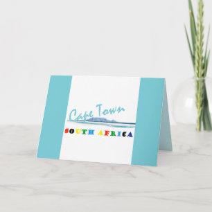 Cape Town South Africa Greeting Card