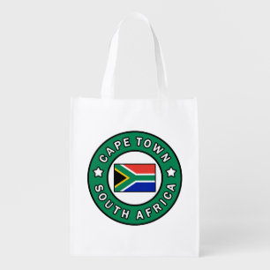 Cape Town South Africa Grocery Bag