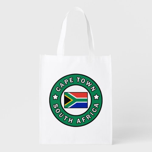 Cape Town South Africa Grocery Bag