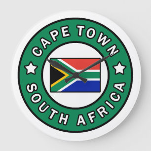 Cape Town South Africa Large Clock