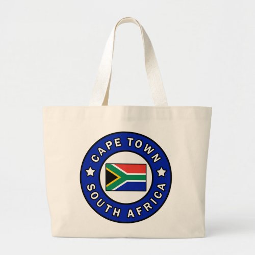 Cape Town South Africa Large Tote Bag