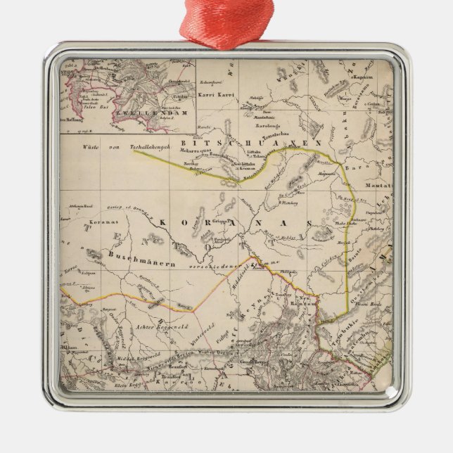 Cape Town, South Africa Metal Ornament (Front)