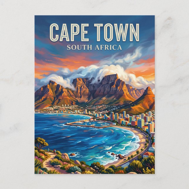 Cape Town South Africa Postcard (Front)
