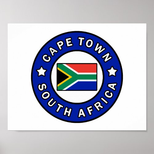 Cape Town South Africa Poster