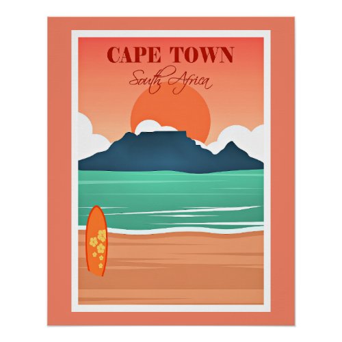Cape Town South Africa Poster