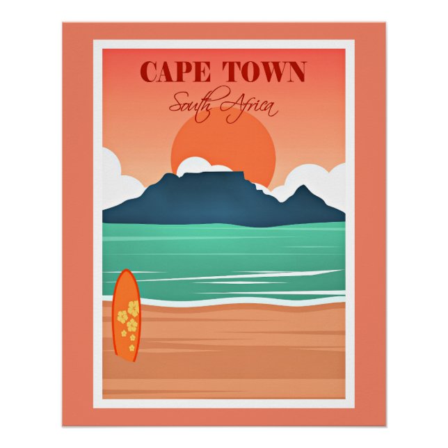 Cape Town South Africa, Poster (Front)