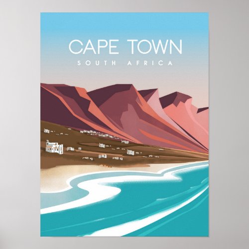 Cape town South africa poster