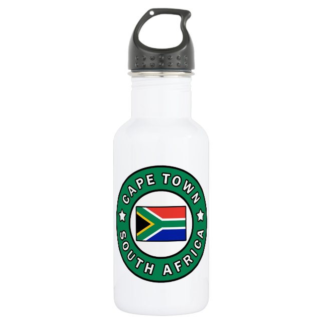 Cape Town South Africa Stainless Steel Water Bottle (Front)