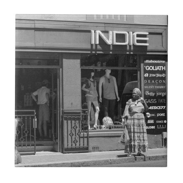 Cape Town South Africa Street View Ceramic Tile (Front)