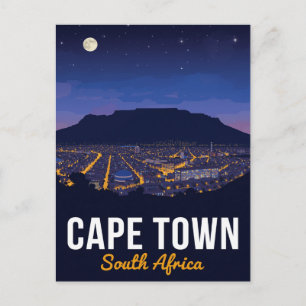 Cape Town South Africa Table Mountain Postcard