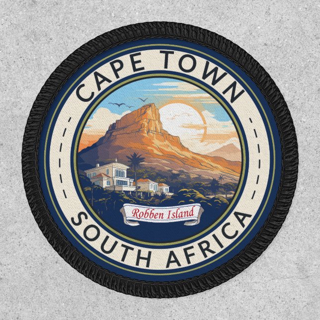 Cape Town South Africa Travel Art Badge (Front)
