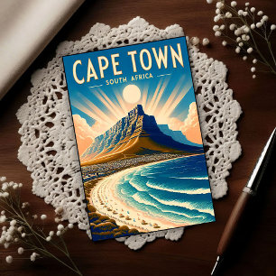 Cape Town - South Africa Vintage Travel Postcard