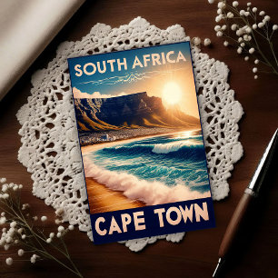 Cape Town - South Africa Vintage Travel Postcard