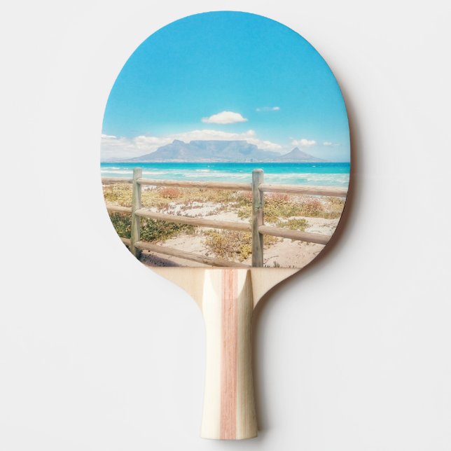 Cape Town South Africa ZA Table Mountain View Ping Pong Paddle (Front)