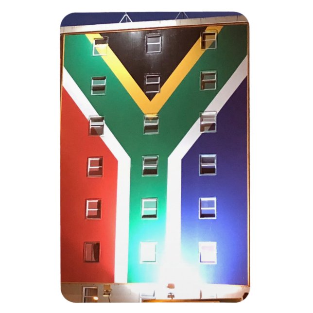 cape town south african flag magnet (Vertical)