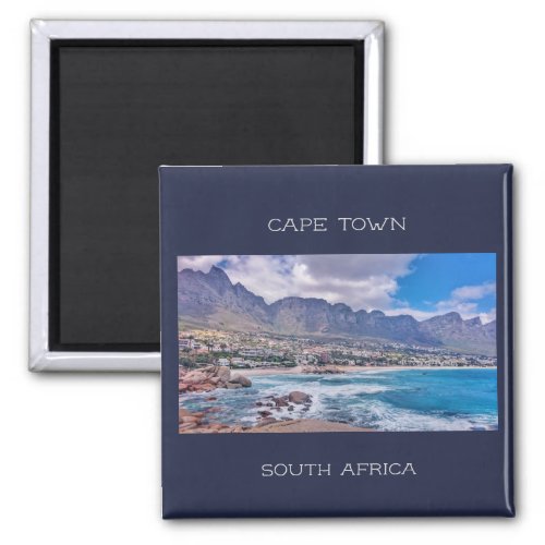 Cape Town Table Mountain Beach Ocean View Magnet