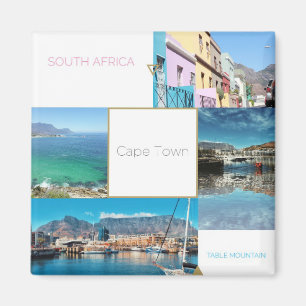 Cape Town Table Mountain Collage Magnet