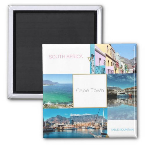 Cape Town Table Mountain Collage Magnet
