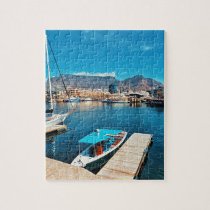 Cape Town Table Mountain Harbor South Africa Jigsaw Puzzle