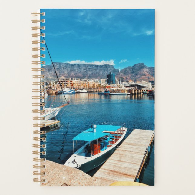 Cape Town Table Mountain Harbor South Africa Planner (Front)
