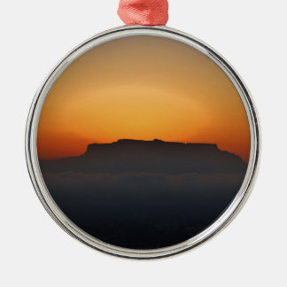 Cape Town Table Mountain Metal Ornament