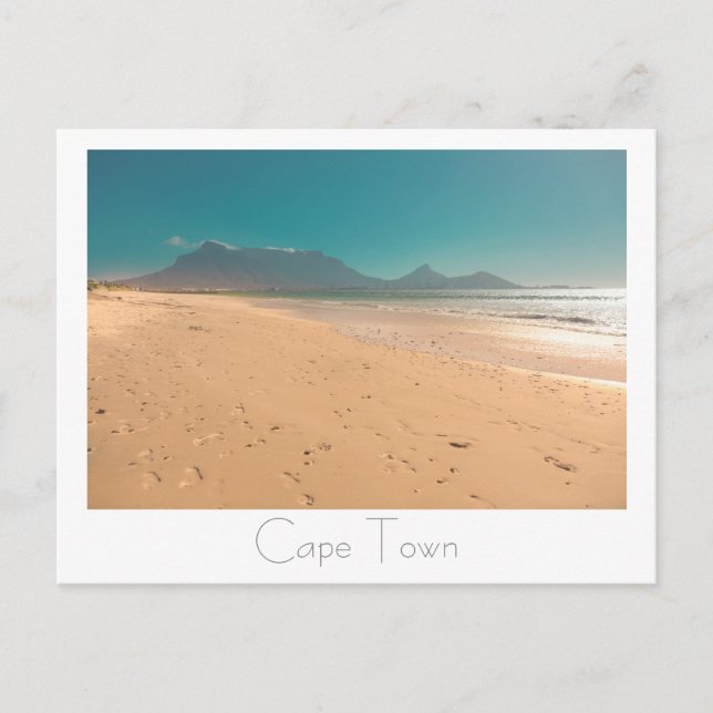 Cape Town Table Mountain Postcard Card (Front)