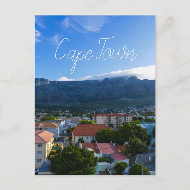 Cape Town Table Mountain South Africa Postcard (Front)