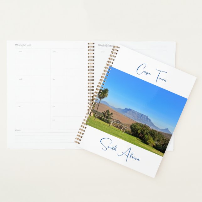 Cape Town Table Mountain South Africa ZA Planner (Display)