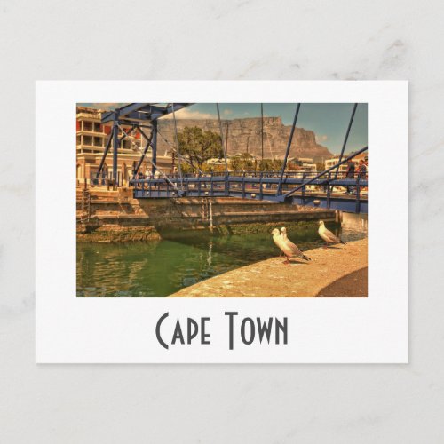 Cape Town Table Mountain Waterfront South Africa Postcard
