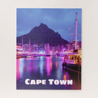 Cape Town Travel Vintage Retro Jigsaw Puzzle
