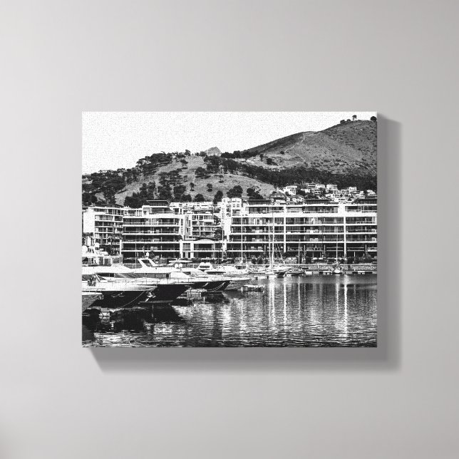 Cape Town Waterfront South Africa SA Architecture Canvas Print (Front)