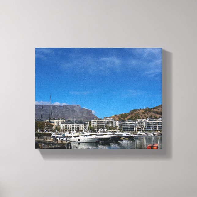 Cape Town Waterfront South Africa SA Architecture Canvas Print (Front)