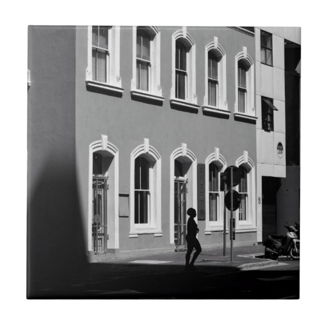 Cape Town ZA South Africa Long Street Ceramic Tile (Front)