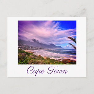 Cape Town ZA South Africa Ocean Panorama Postcard