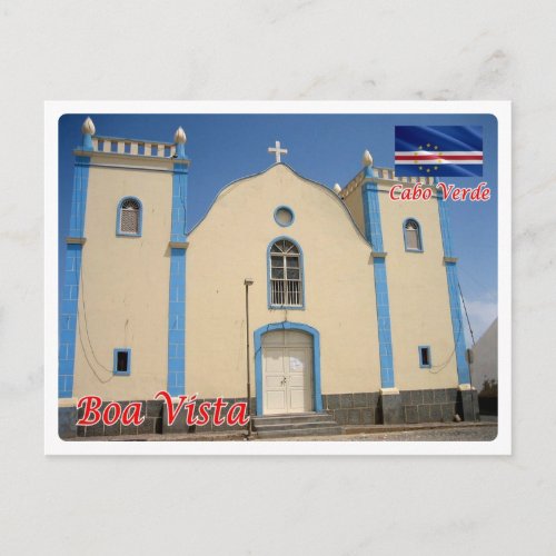 Cape Verde _ Boa Vista _ Santa Isabel Church _ Postcard